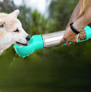 3 in 1 portable Dog water bottle + feeder