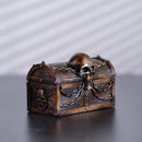 Creative Skull Treasure Chest Jewelry Storage Box