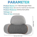 Head pillow cervical spine protection heated compress massage neck protection pillow