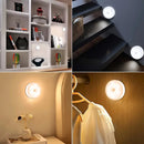 LED Motion Sensor Light - Cordless, 3 Lighting Modes