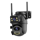 Dual screen wireless 360 degree mobile remote outdoor WiFi camera monitoring
