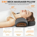 Head pillow cervical spine protection heated compress massage neck protection pillow